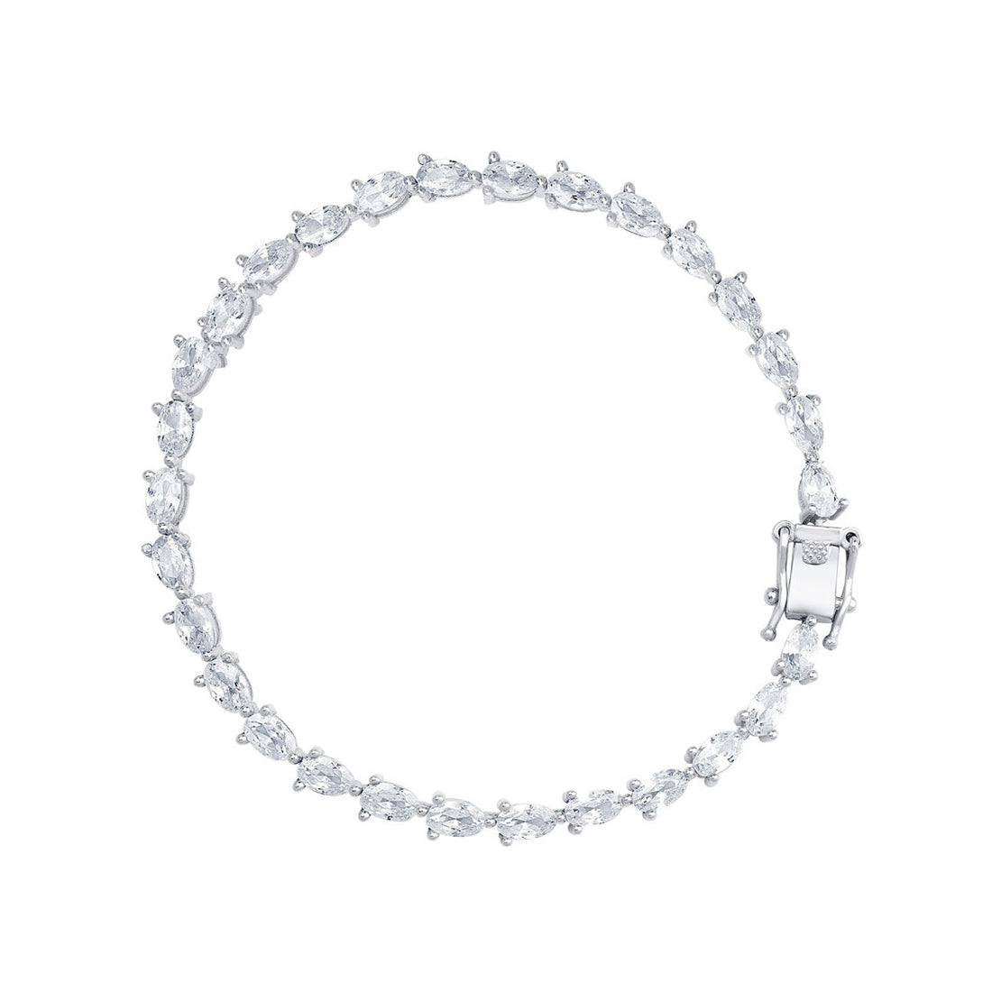 Silver Desireable Tennis Bracelet