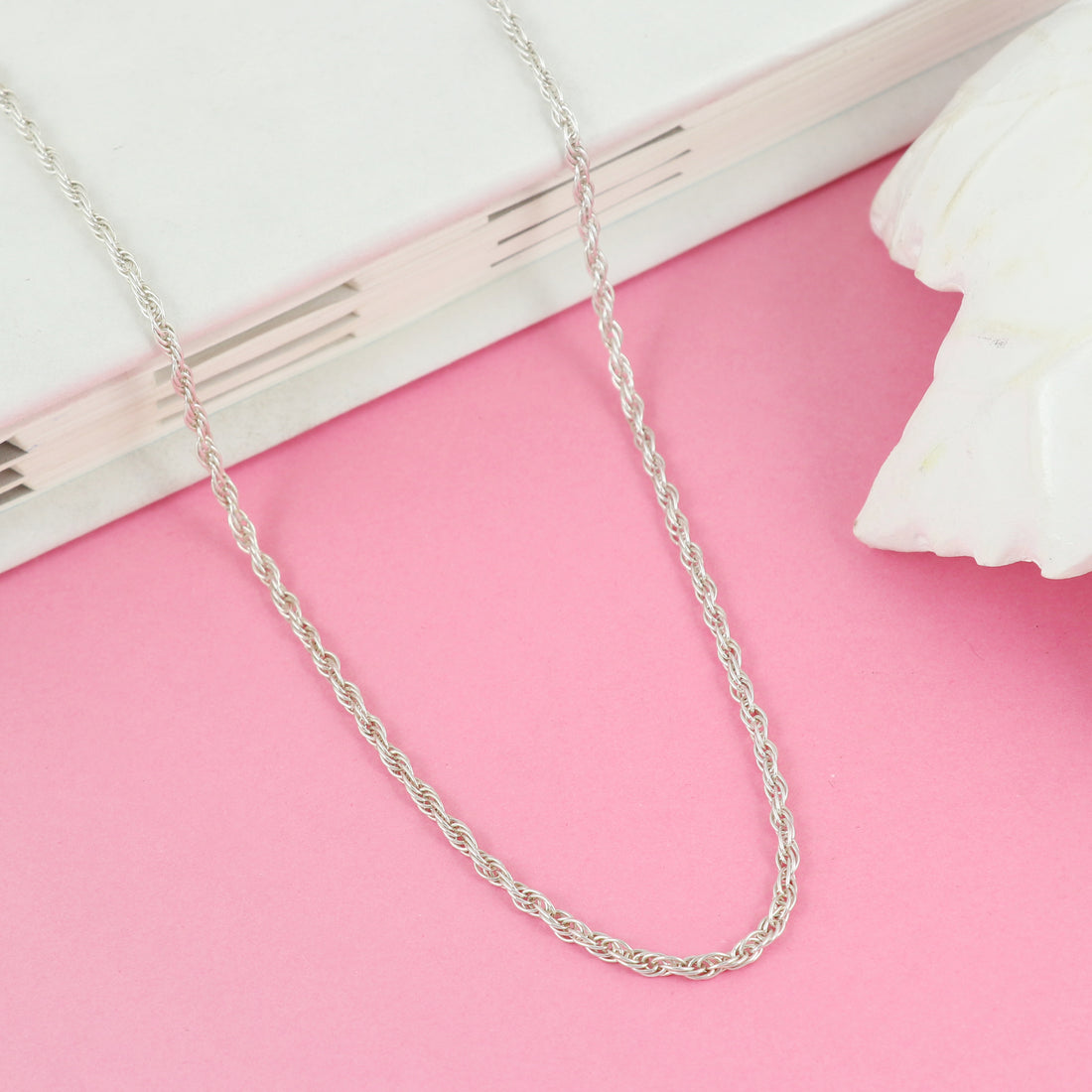 Silver Twist Luxe Chain