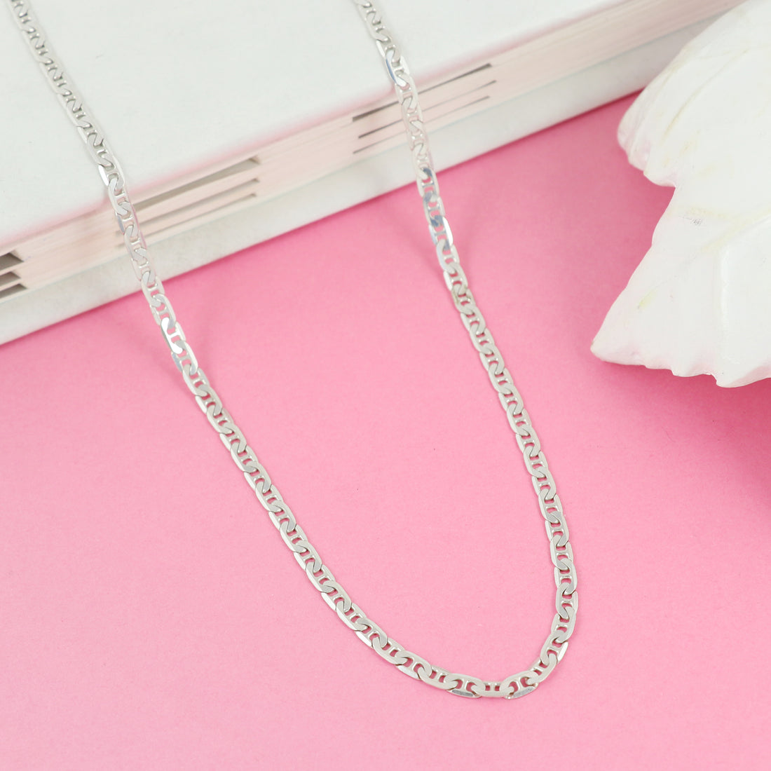 Silver Figaro Flow Chain