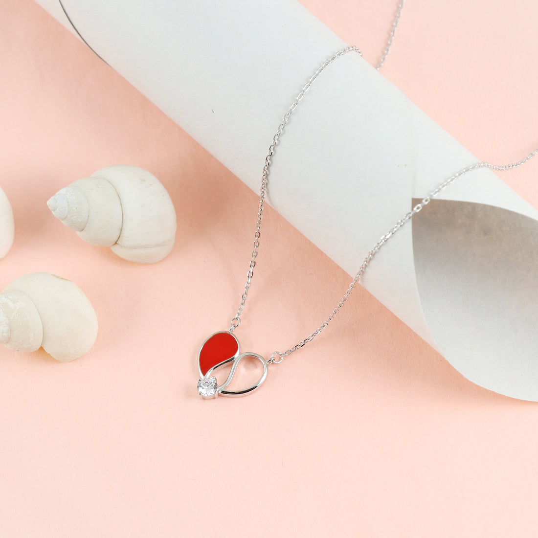 Silver Eternal Heart Pendant