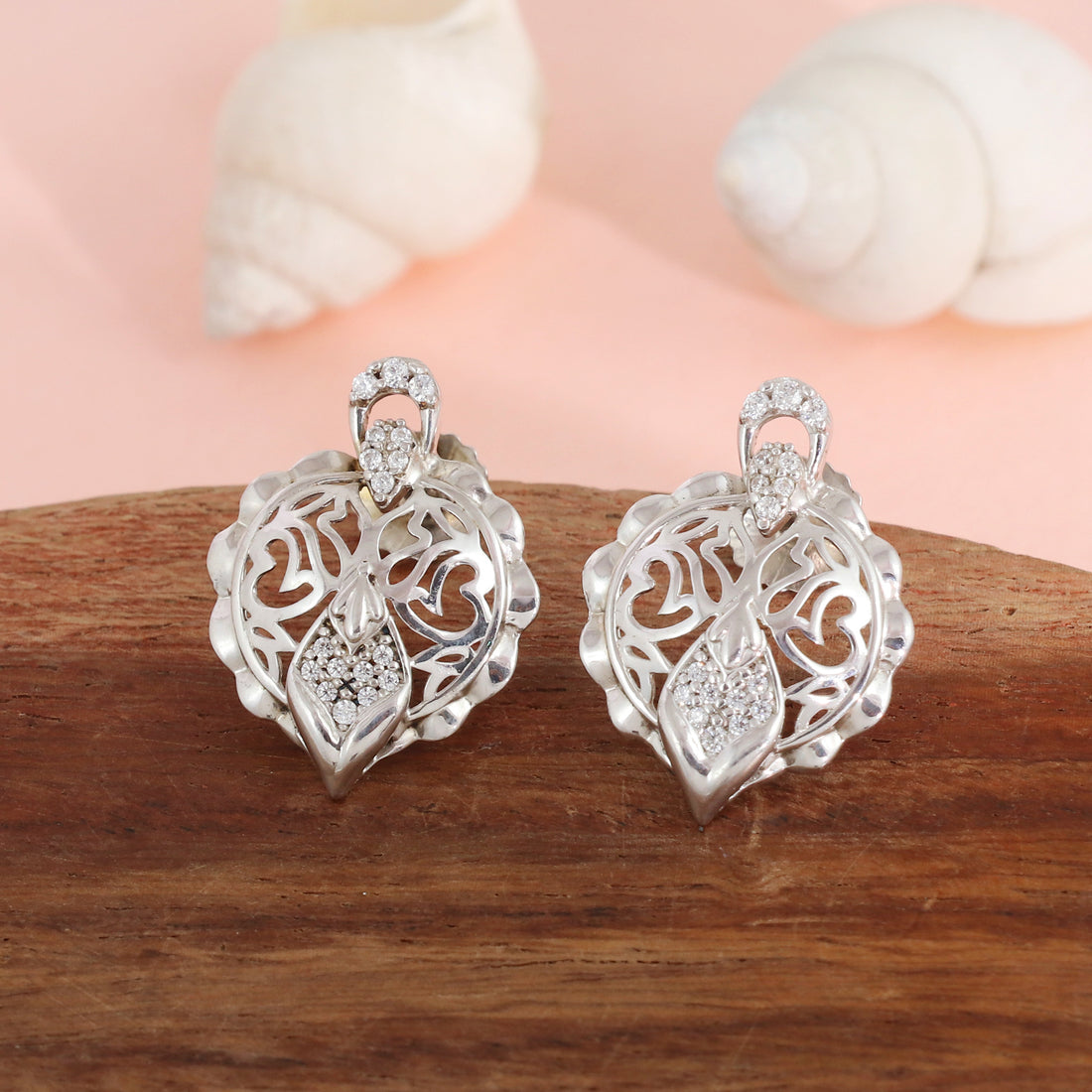 Silver  Royal Bloom Studs