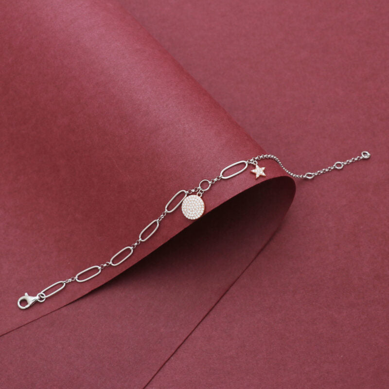 Silver Charm Bracelet