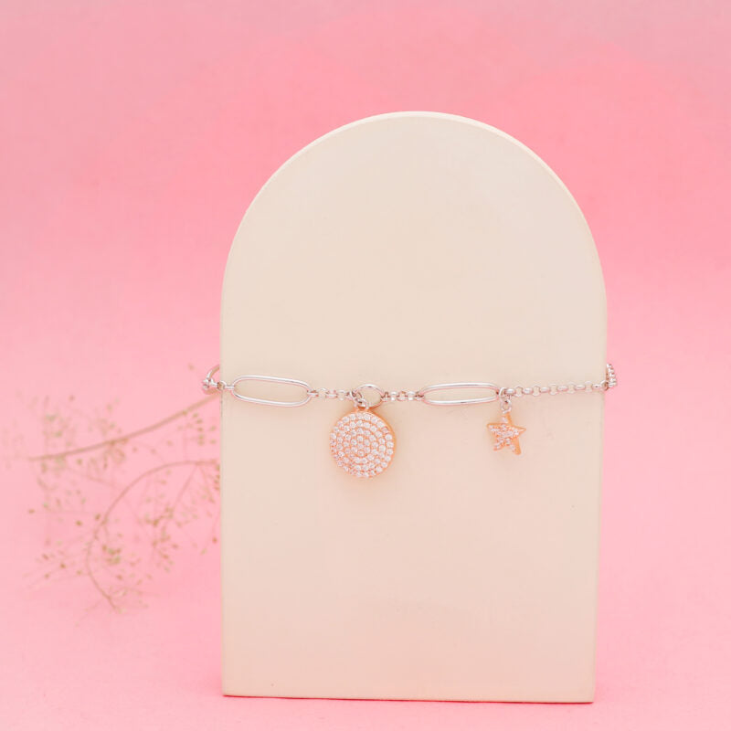 Silver Charm Bracelet