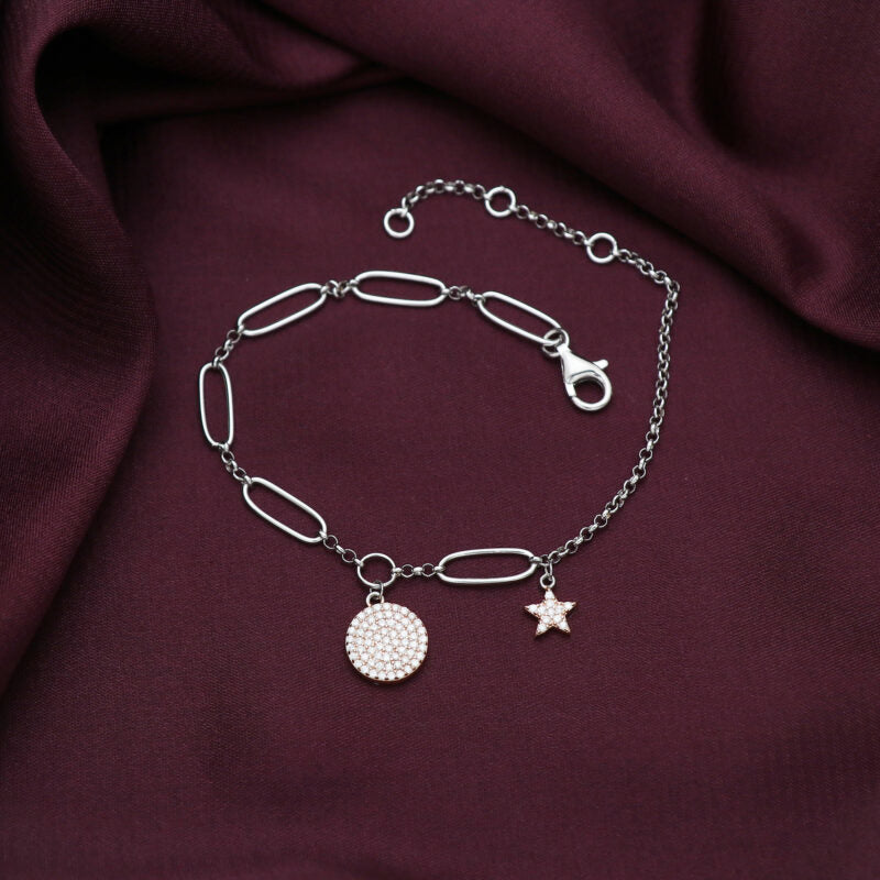 Silver Charm Bracelet