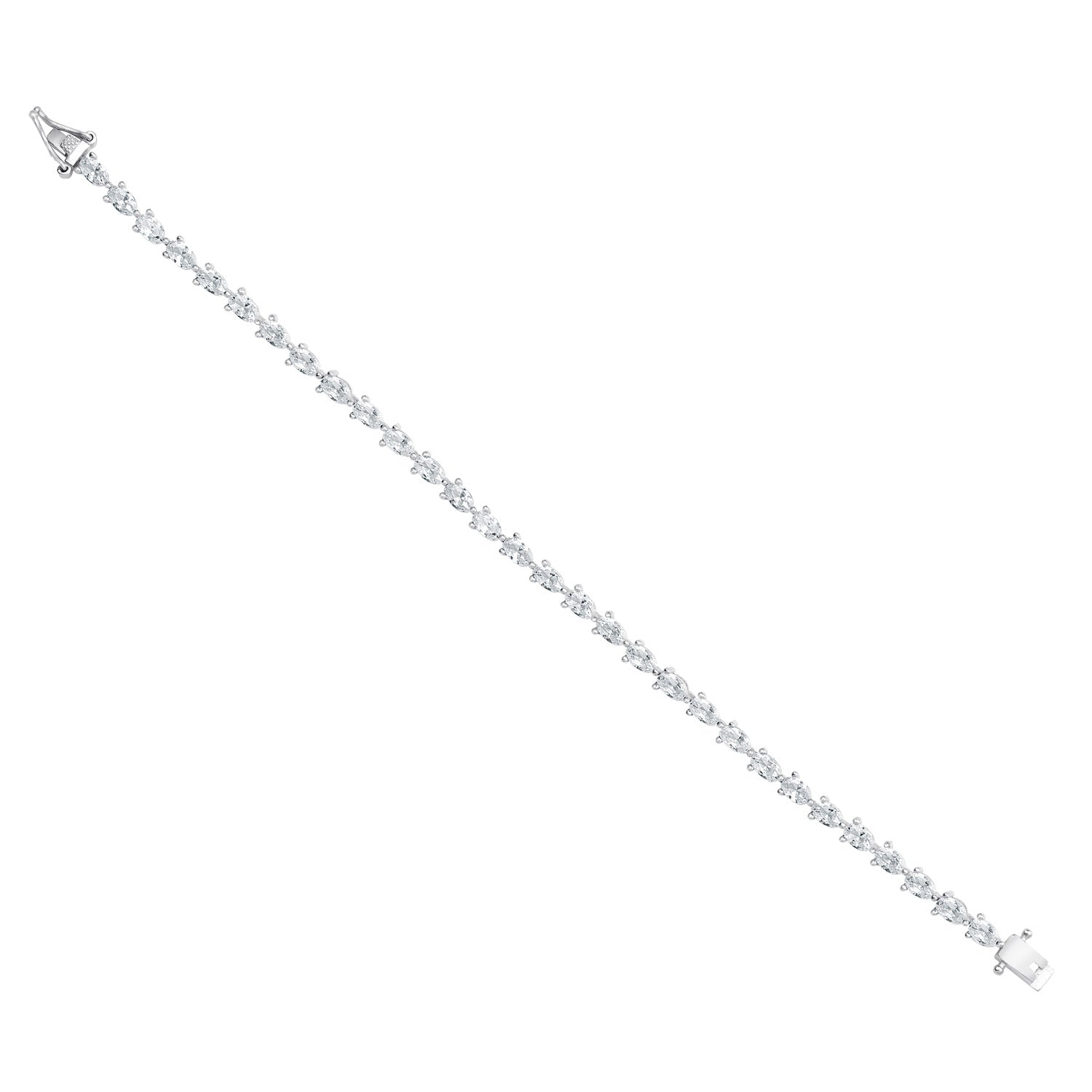 Silver Desireable Tennis Bracelet