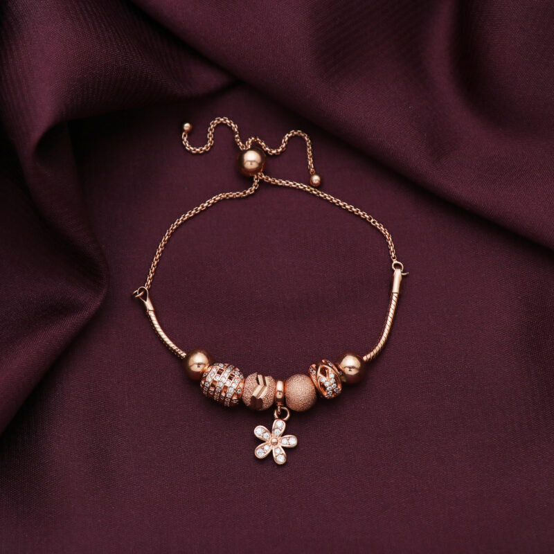 Silver Rose Gold Pandora Bracelet