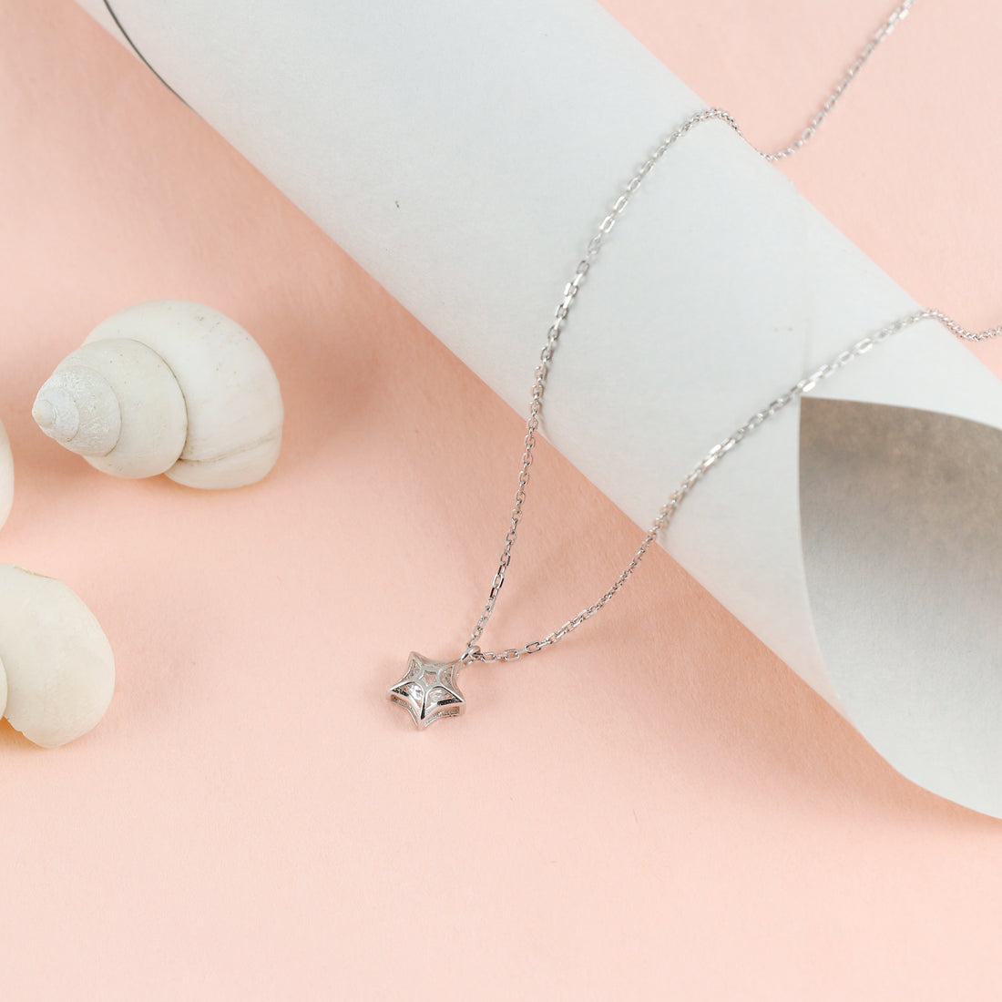 Silver Starry Embrance Pendant