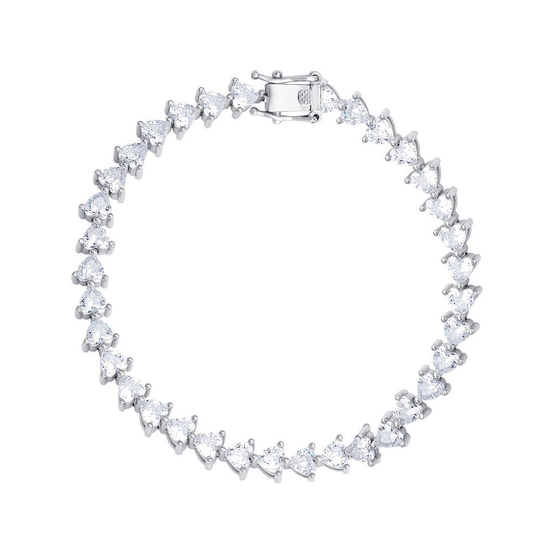 Silver Alluring Tennis  Bracelet
