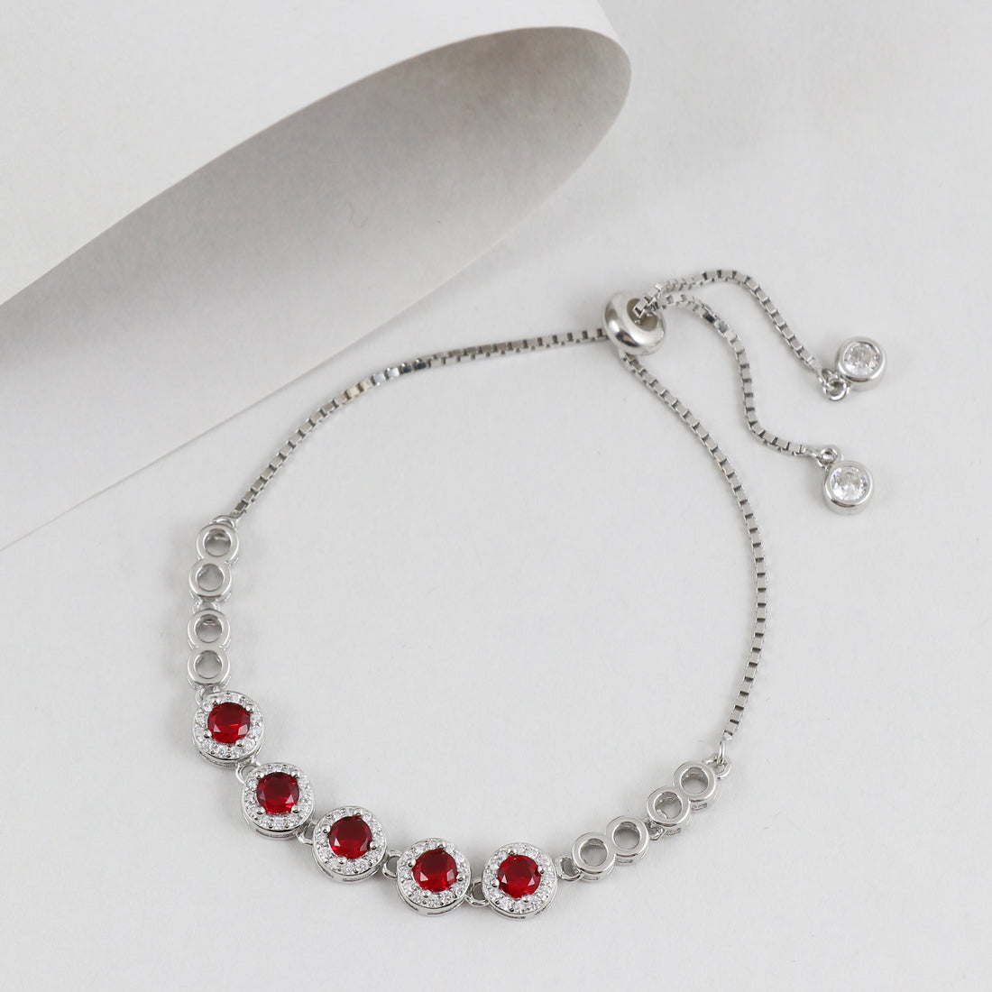 Silver Velvet Aura Bracelet