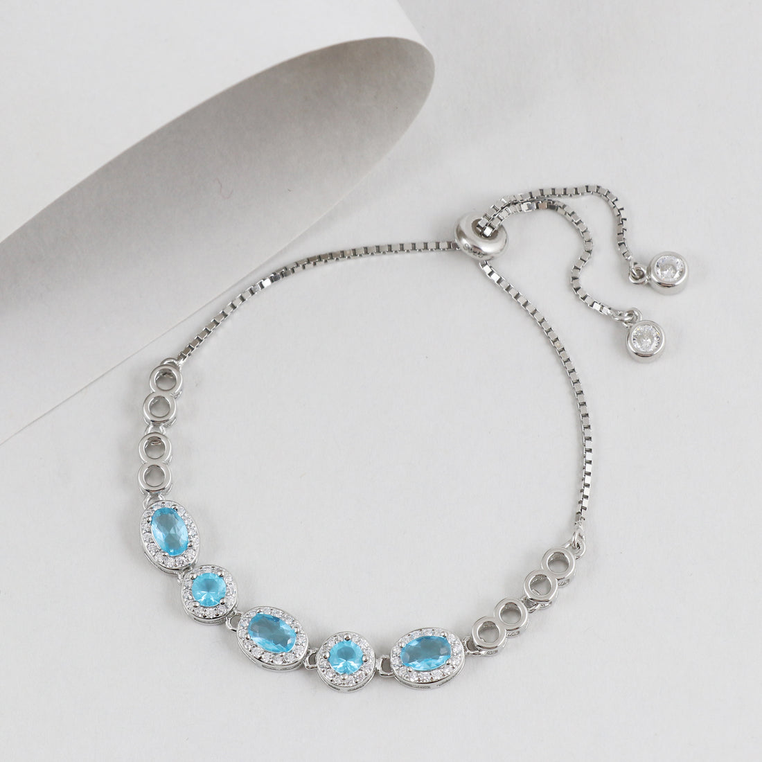 Silver Aurora Sky Bracelet