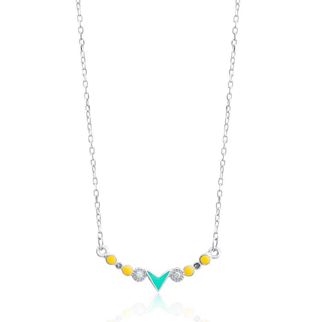 Silver Sweet Love Chain Pendant