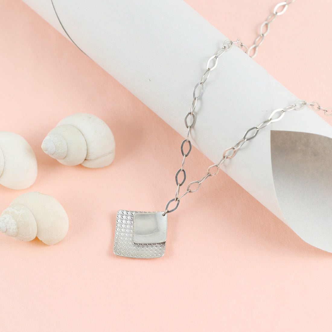 Silver Mystic Veil Pendant