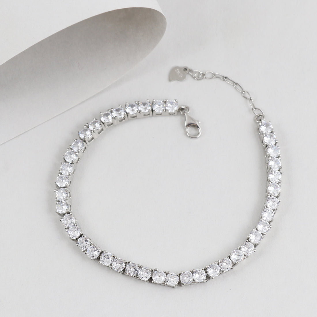 Silver Elegant Tennis Bracelet
