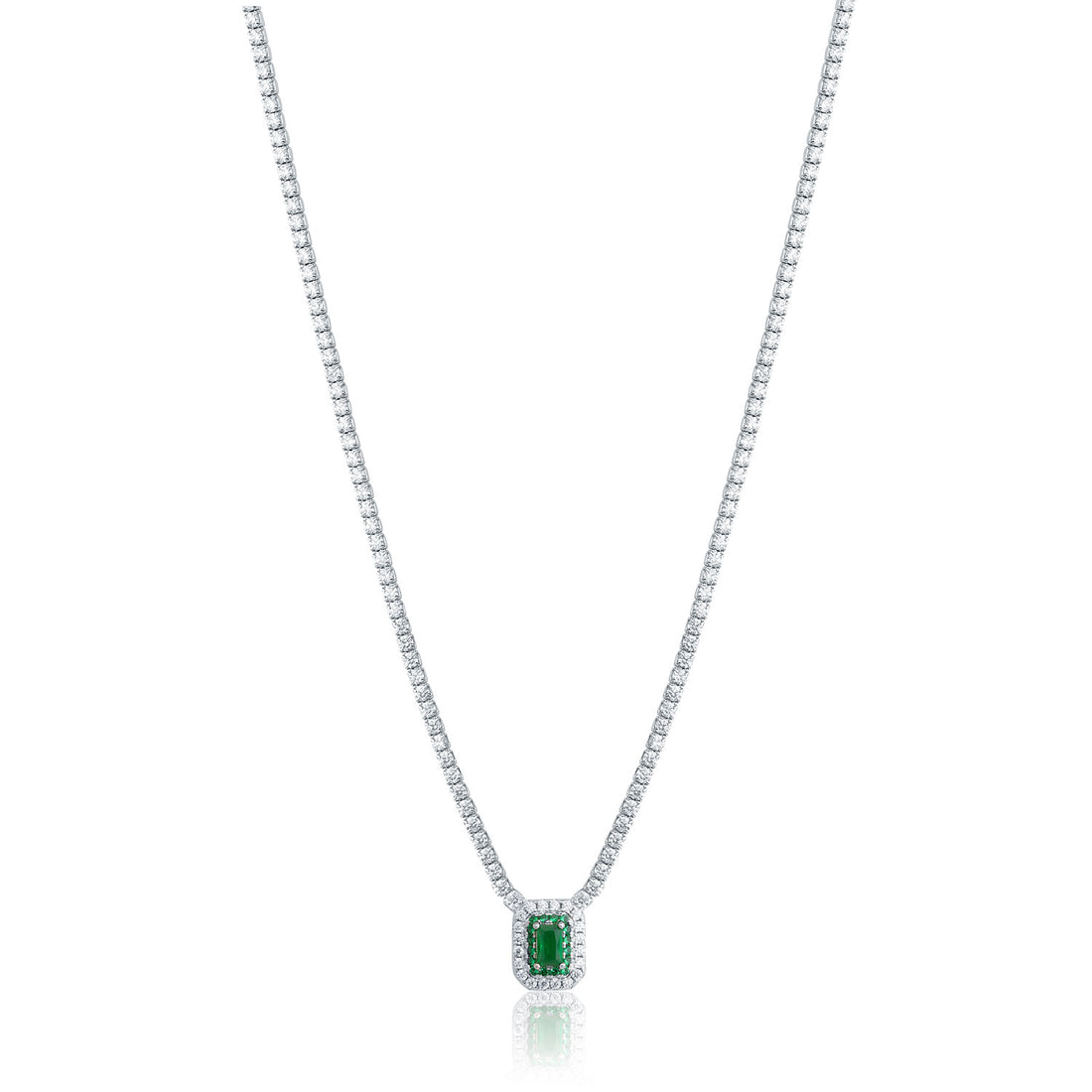 Silver Tennis Desire Necklace