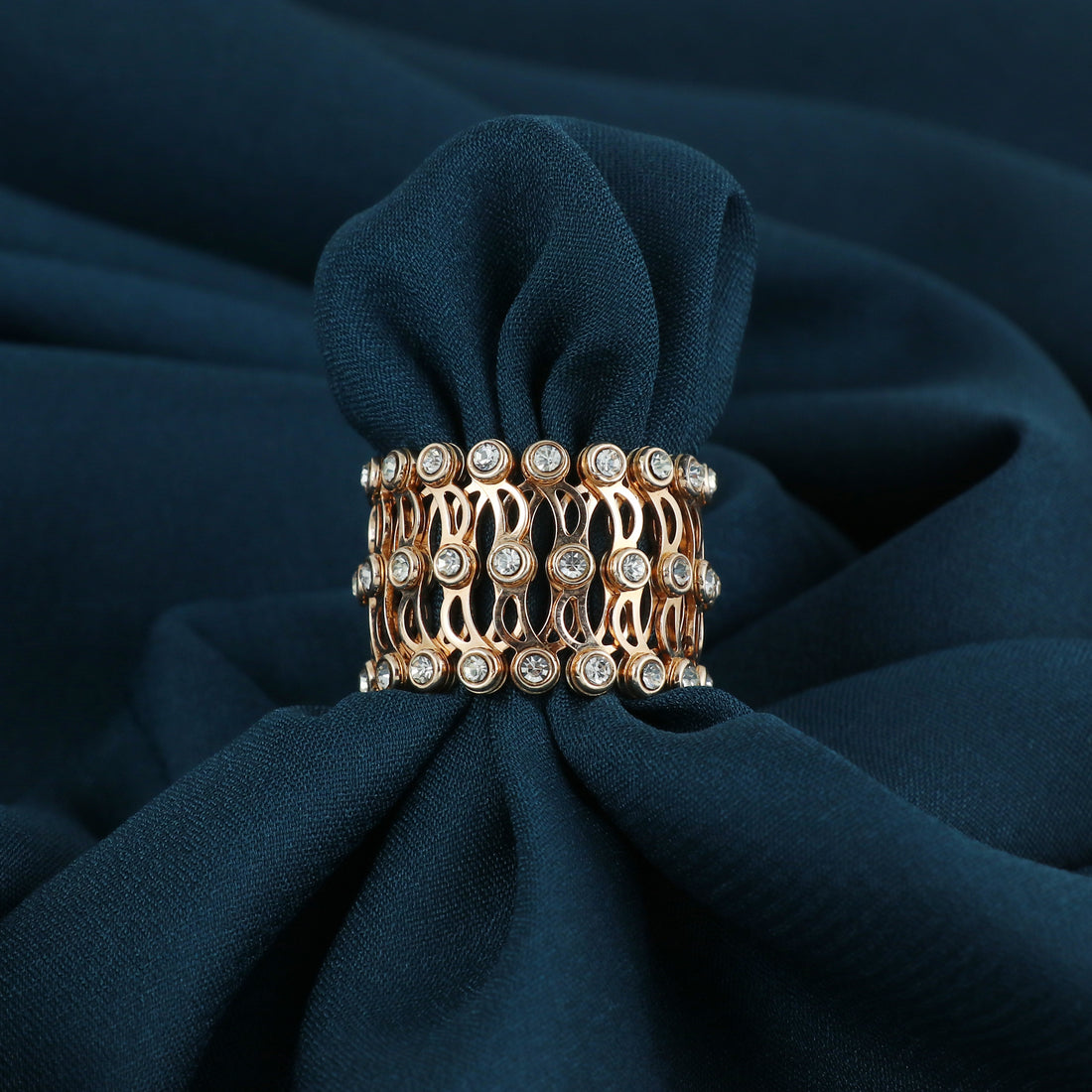 Silver Openable Ring Bracelet