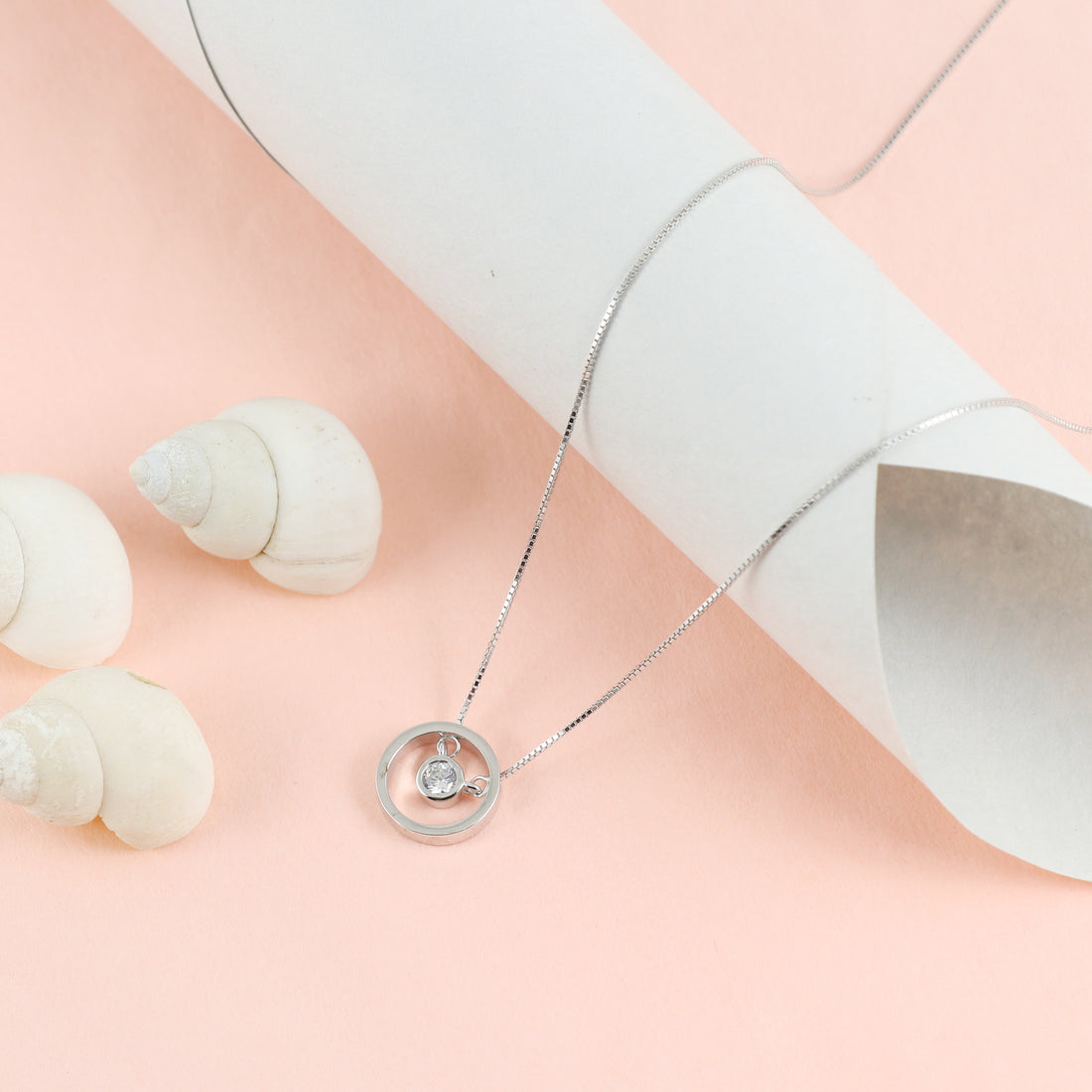 Silver Dawn's Embrance Pendant