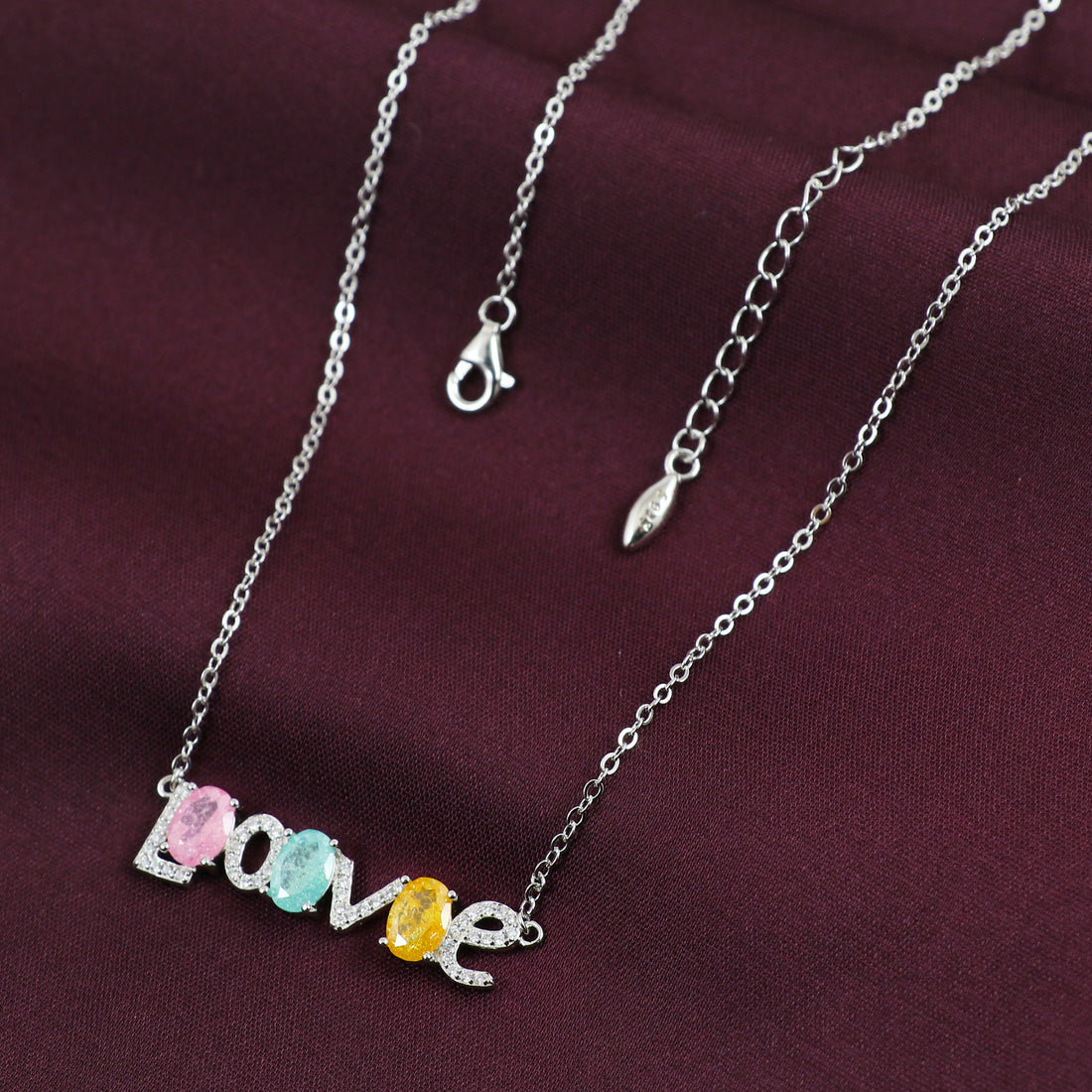 Silver Prism Love Pendant