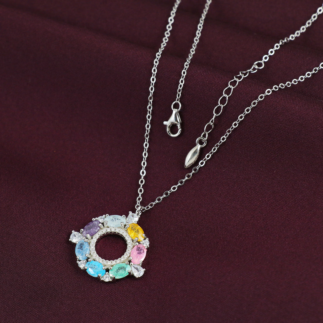 Silver Celestial Prism Pendant