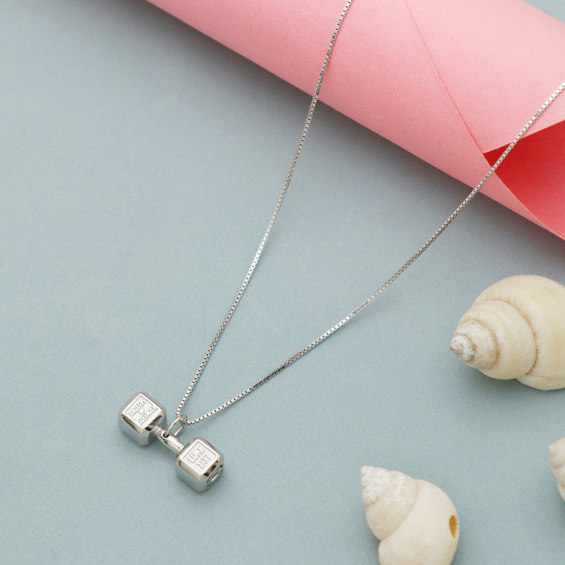 Silver Modern Muse Chain Pendant