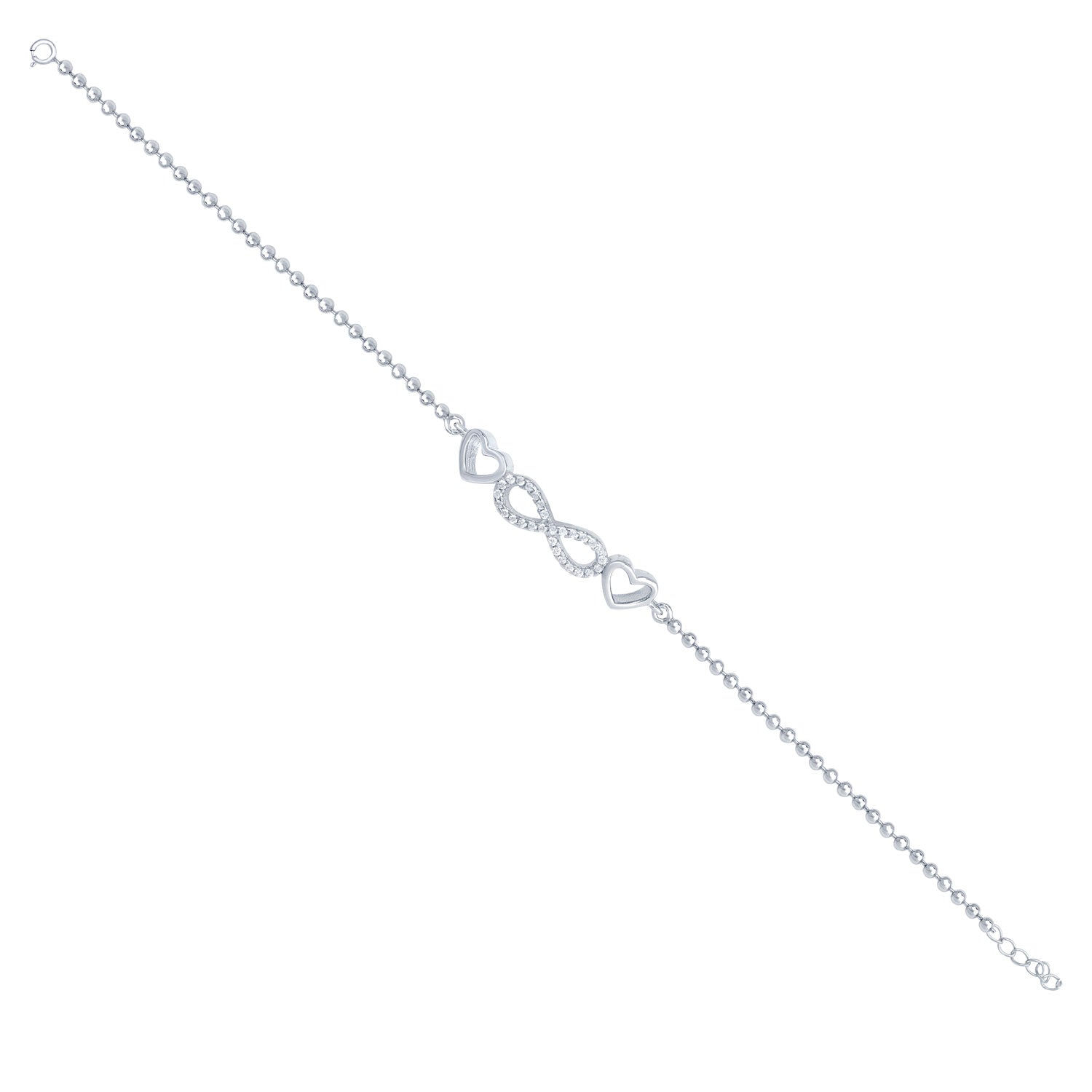 Silver Infinity Love Bracelet