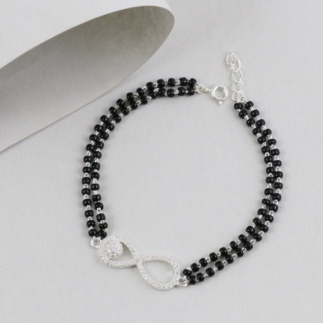 Silver Infinite Evil Eye Mangalsutra