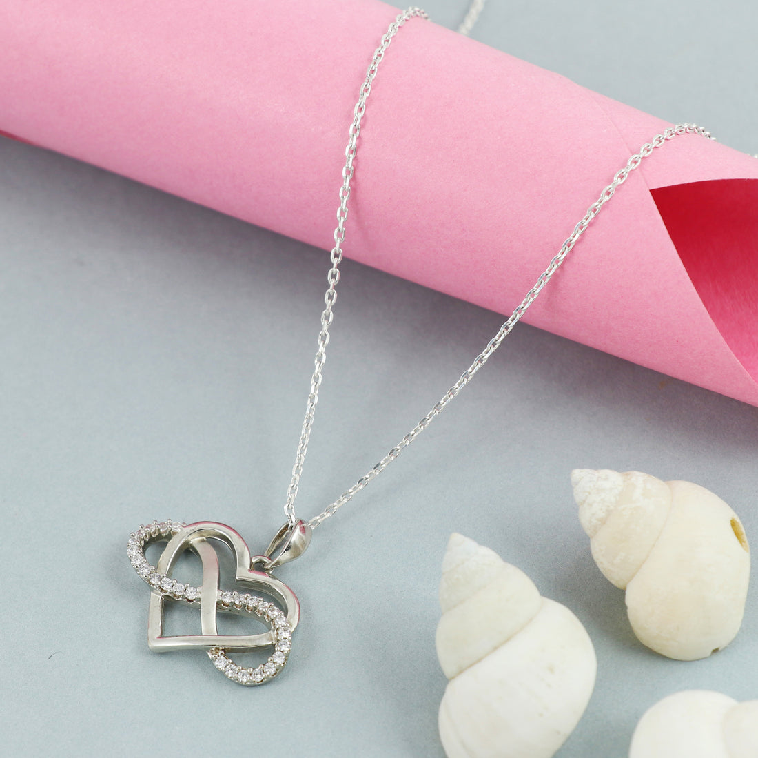 Silver Eternal Love Chain Pendant