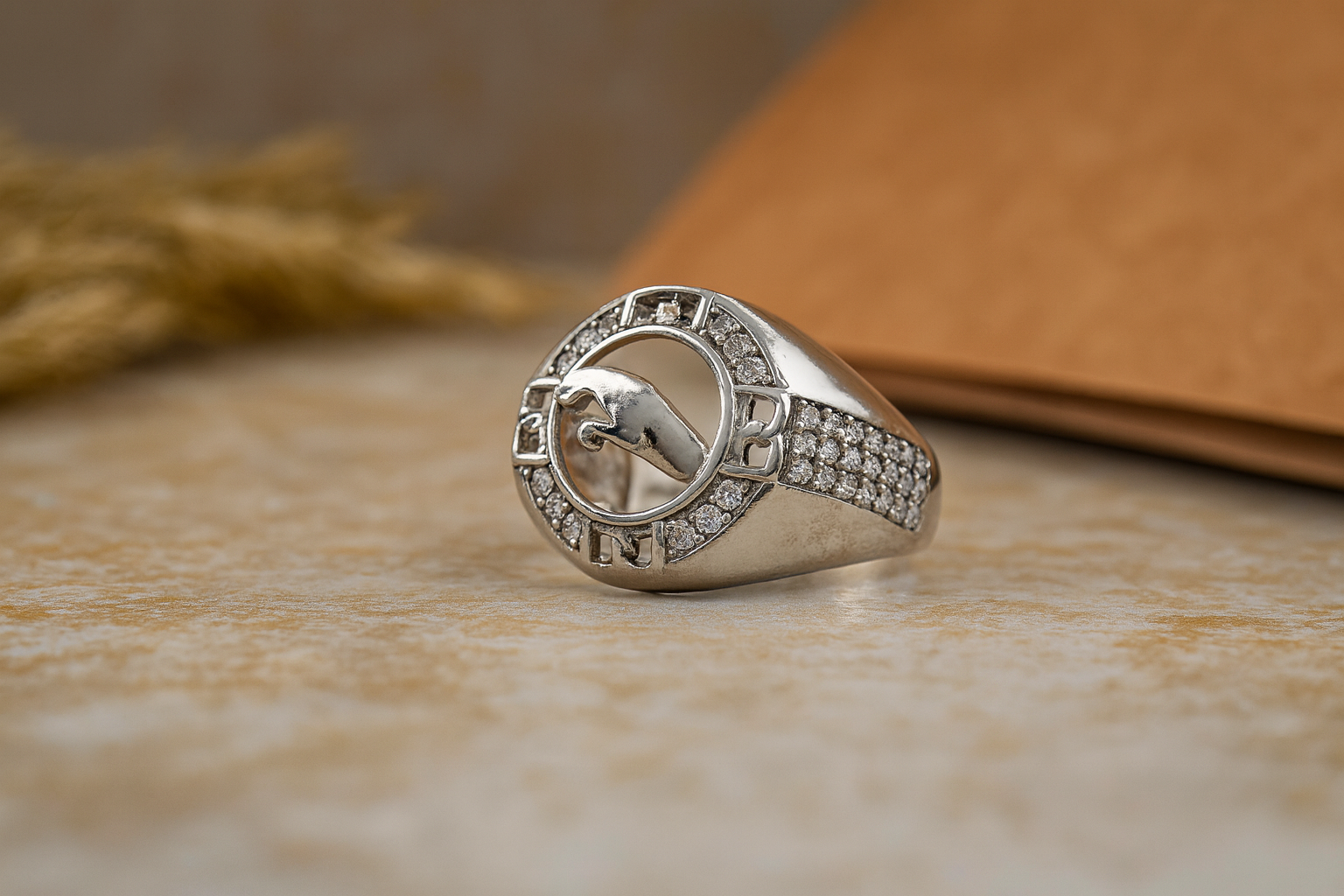 Majestic Stallion Silver Ring