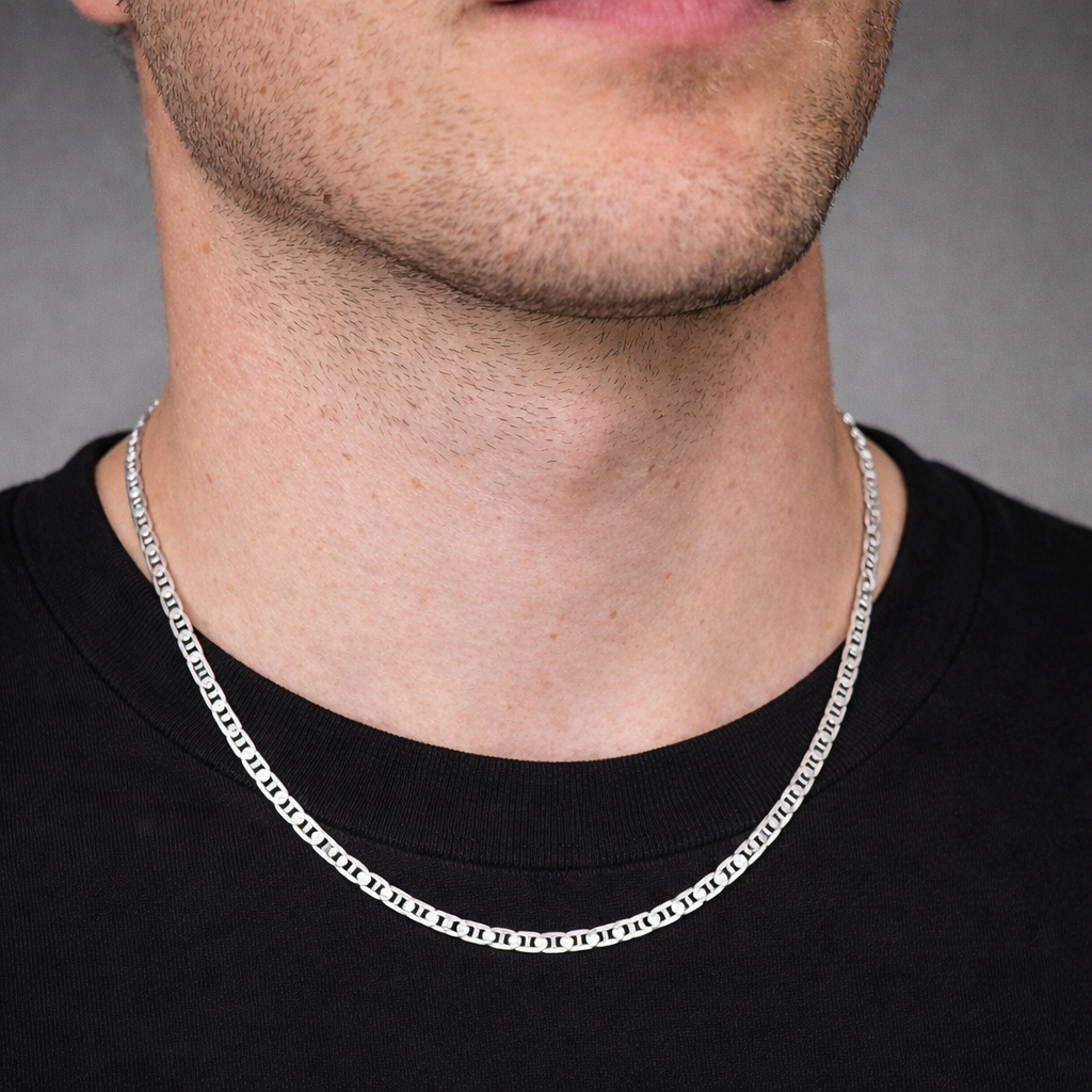 Silver Figaro Flow Chain