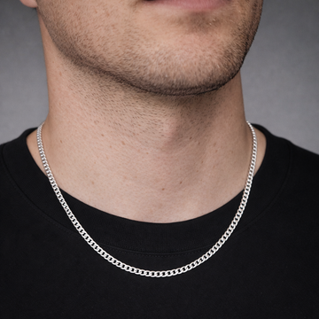 Silver Curb Chain