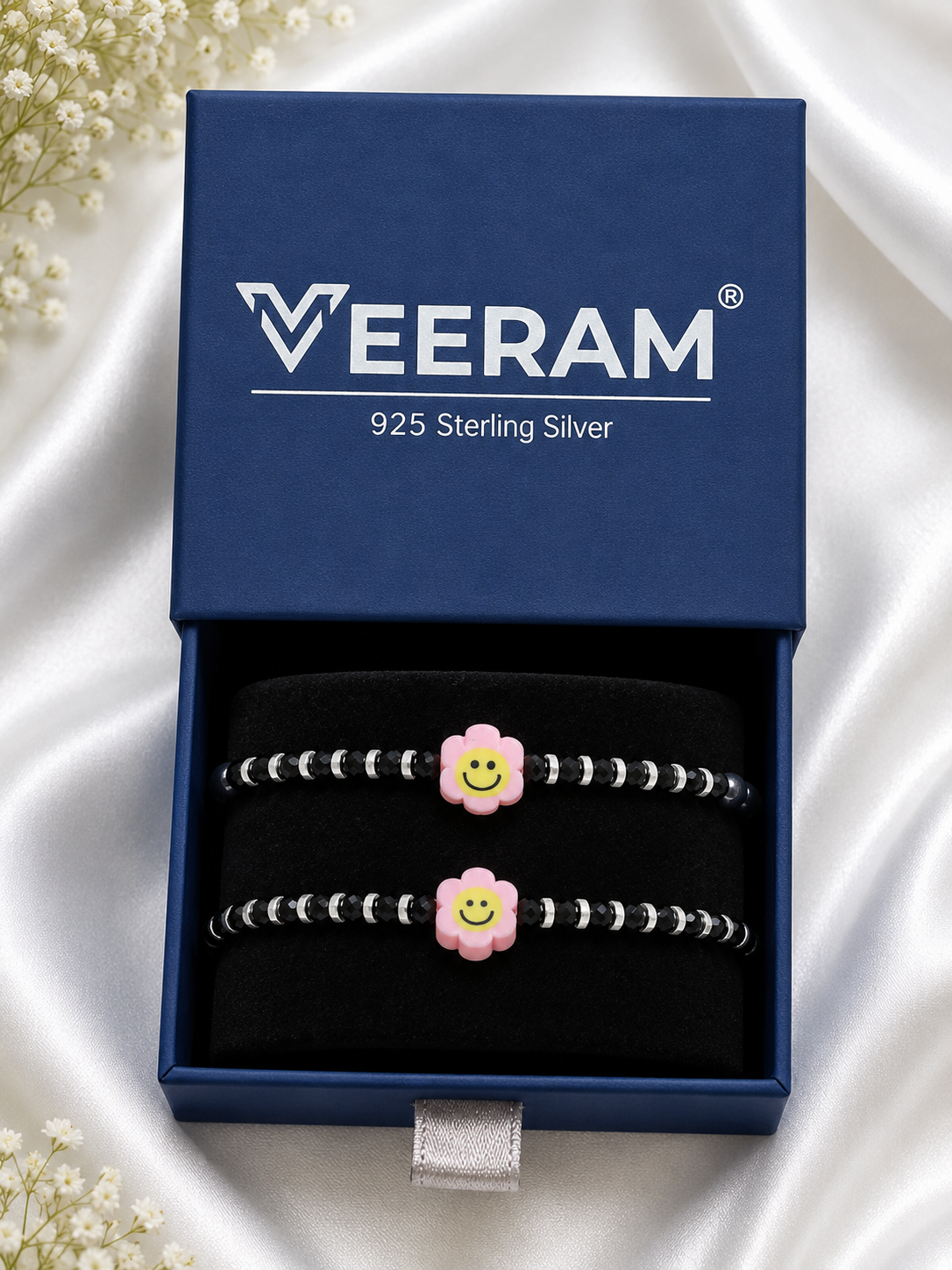 Silver Sunflower Nazariya Set