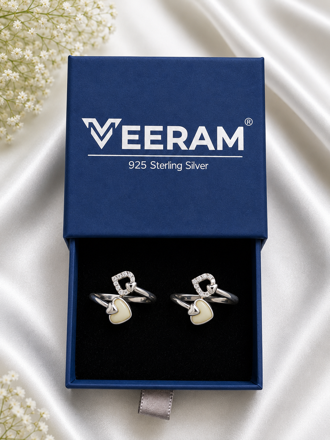 Double Heart Elegance Toe Ring