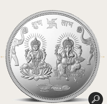 Pure Silver 999 Ganesh Laxmiji 20 GMS