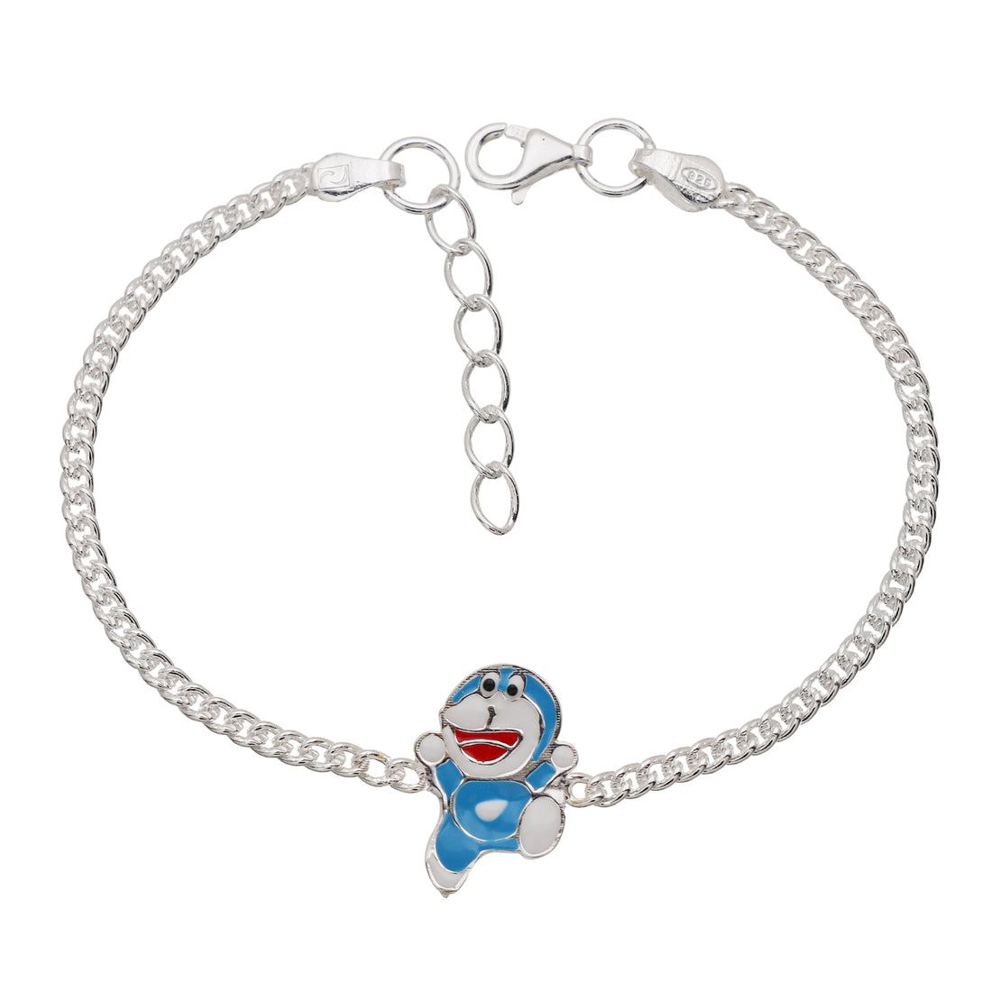 Pure Silver Doraemon Baby Rakhi