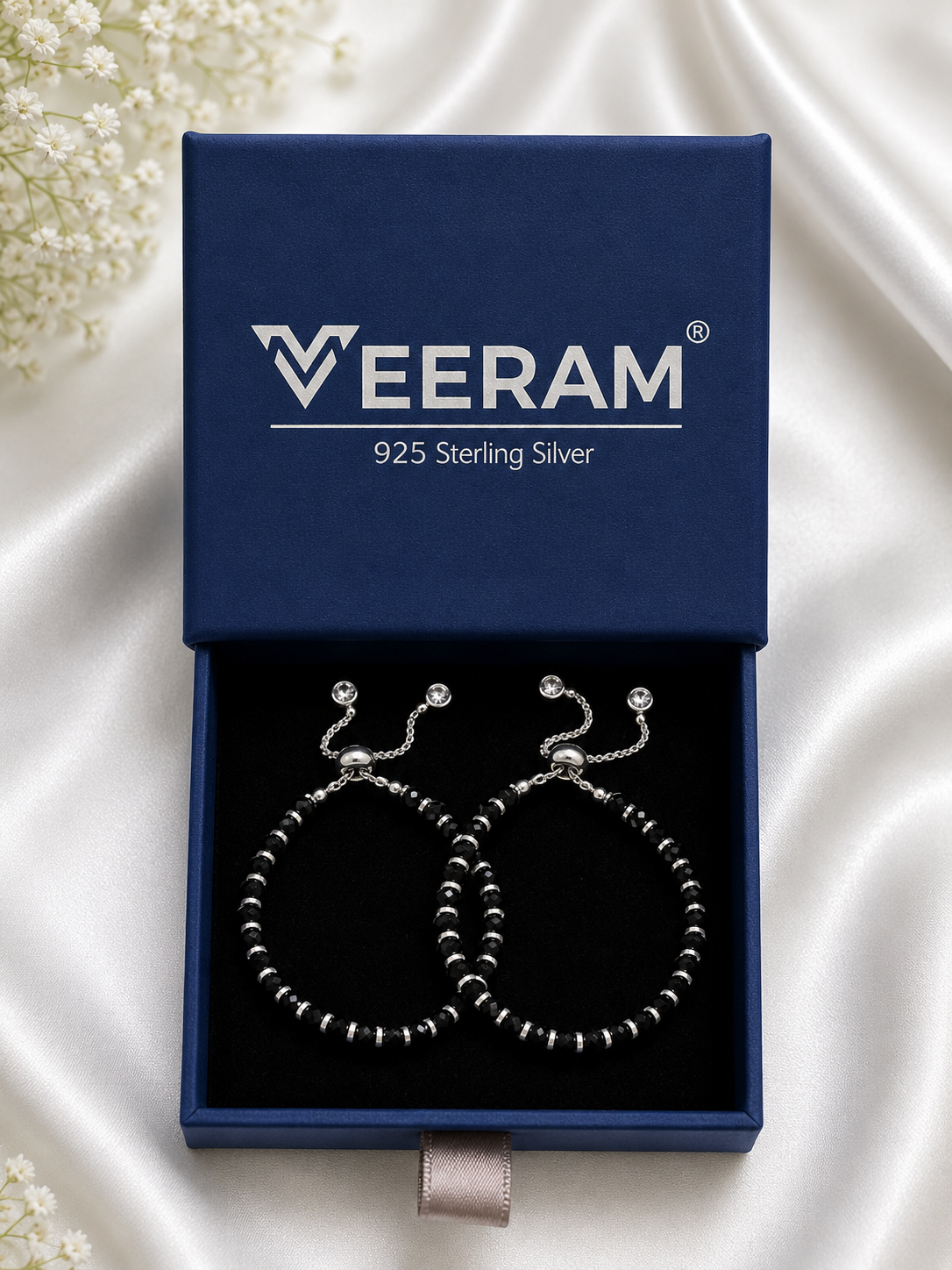 Silver Adjustable Baby Nazariya Set
