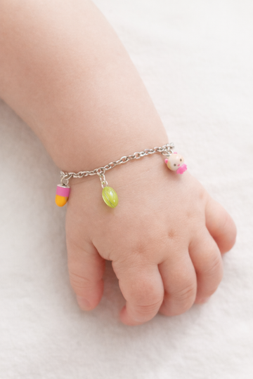 Cute Charm Silver Bracelet