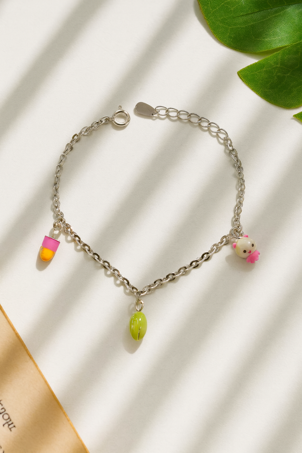 Cute Charm Silver Bracelet