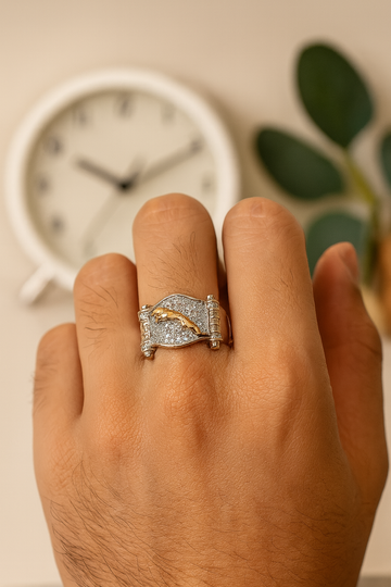 Royal Panther Diamond Men’s Ring