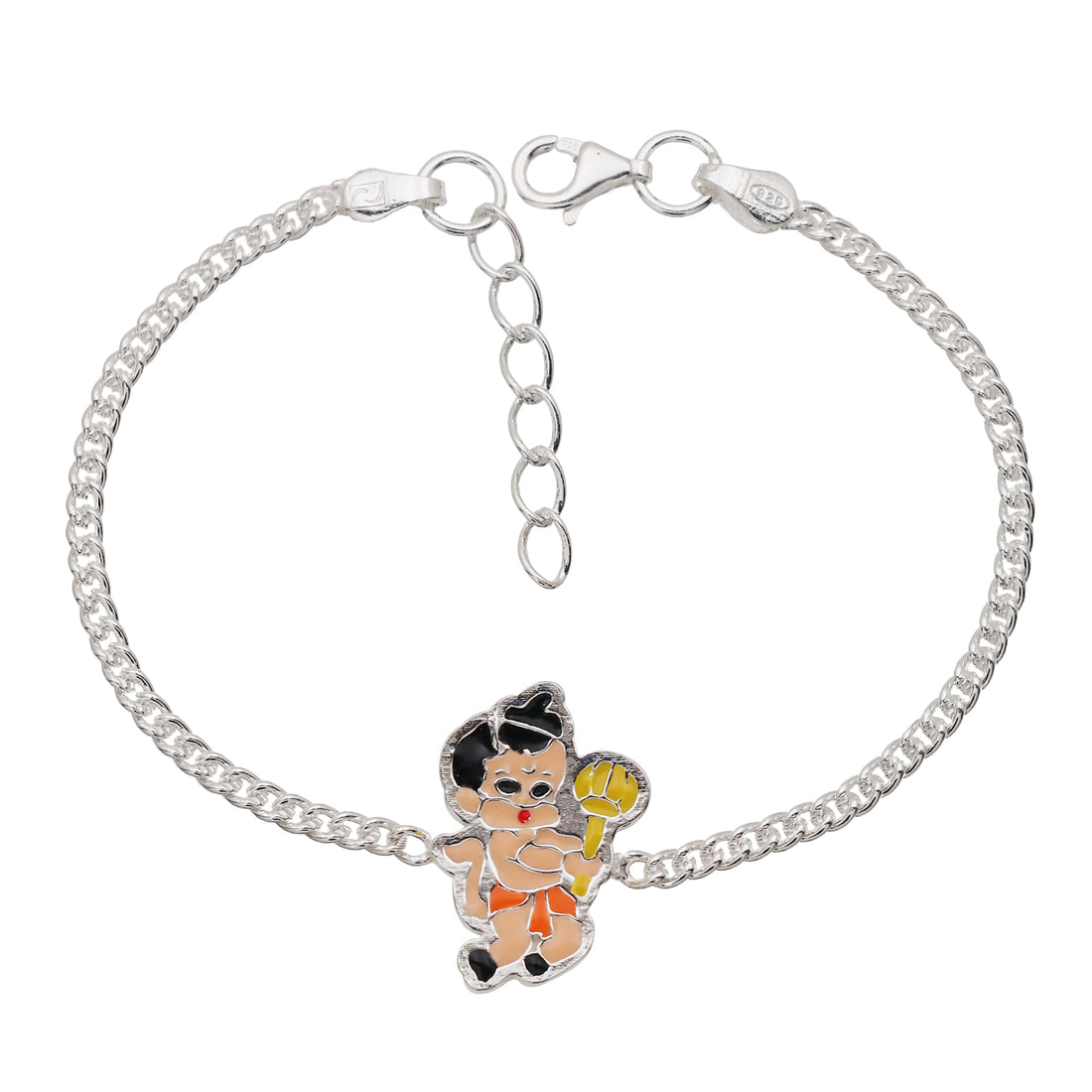 Pure Silver Hanuman Baby Bracelet
