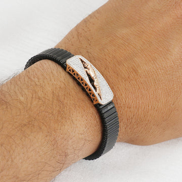 Silver Tiger's Legacy Rouleaux Bracelet