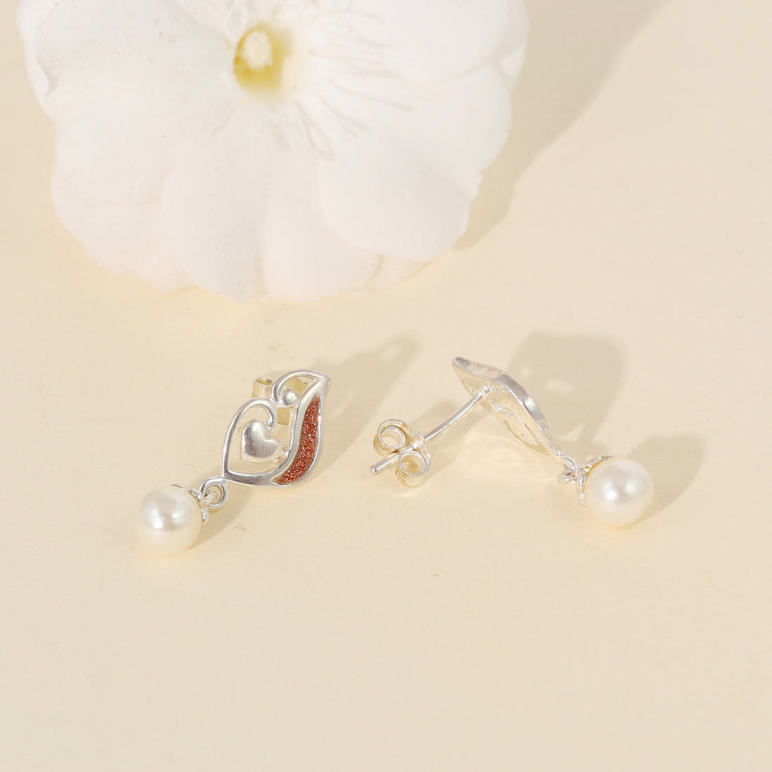 HeartGlow 925 Sterling Silver Earrings