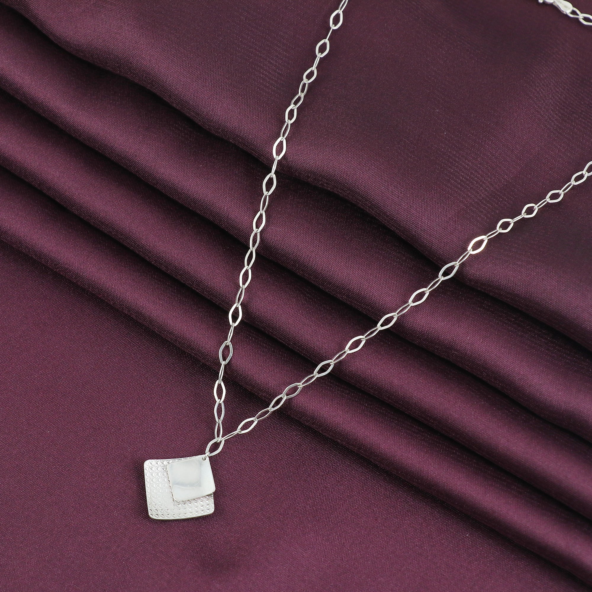 Silver Mystic Veil Pendant