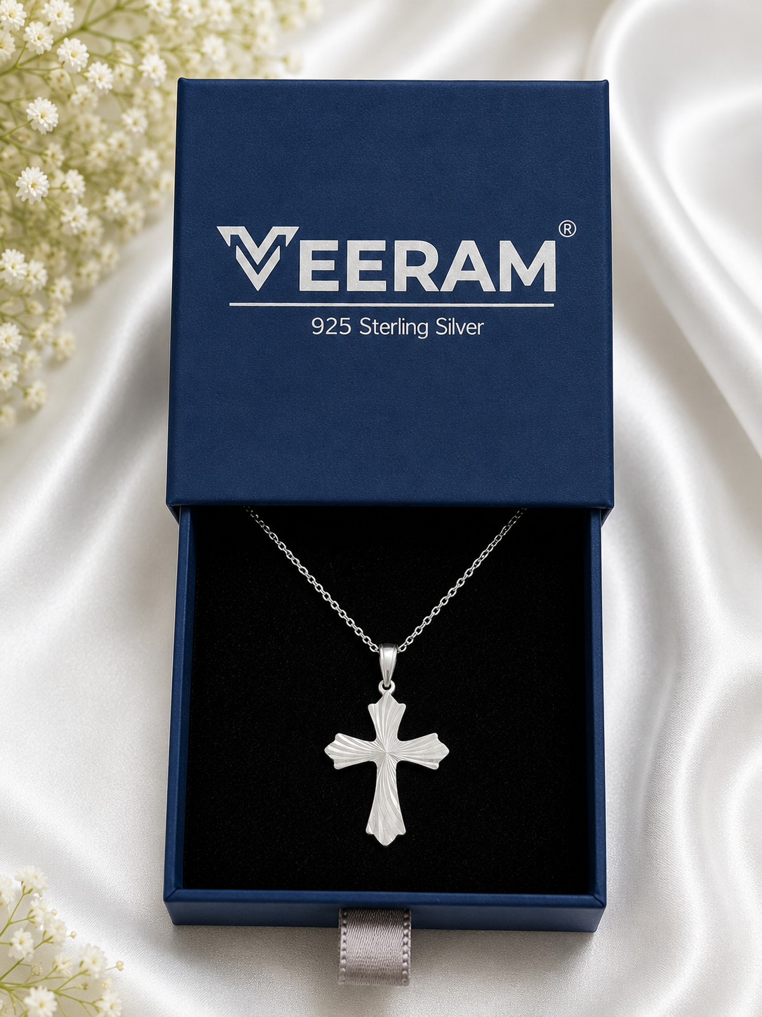 Silver Radiant Faith Chain Pendant