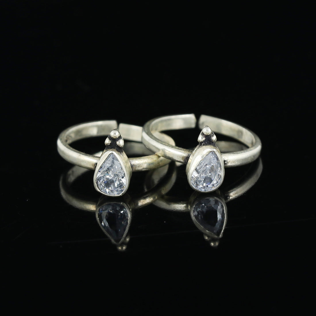 Silver Dazzle Drop Toering