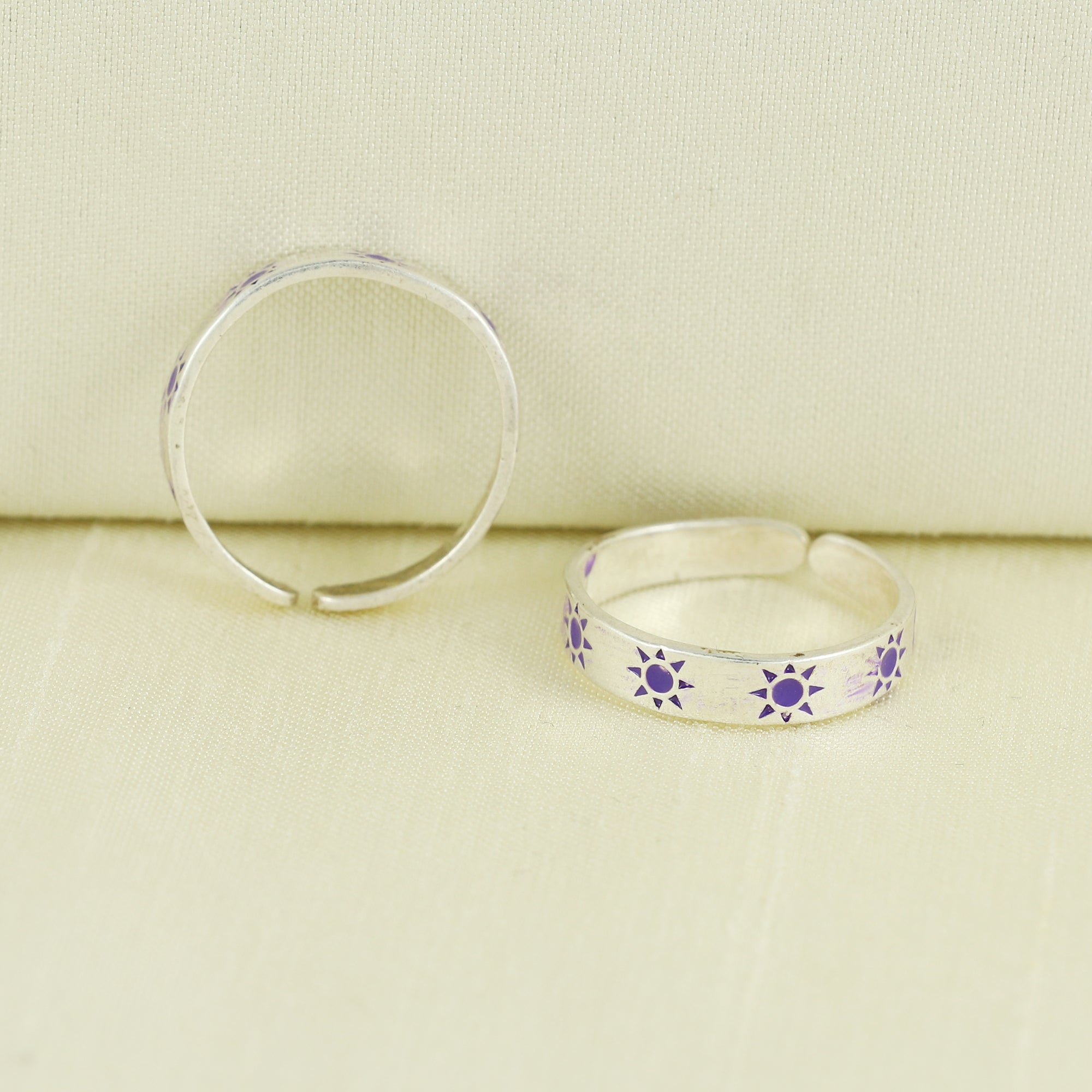 Silver Elegant Sun Toering