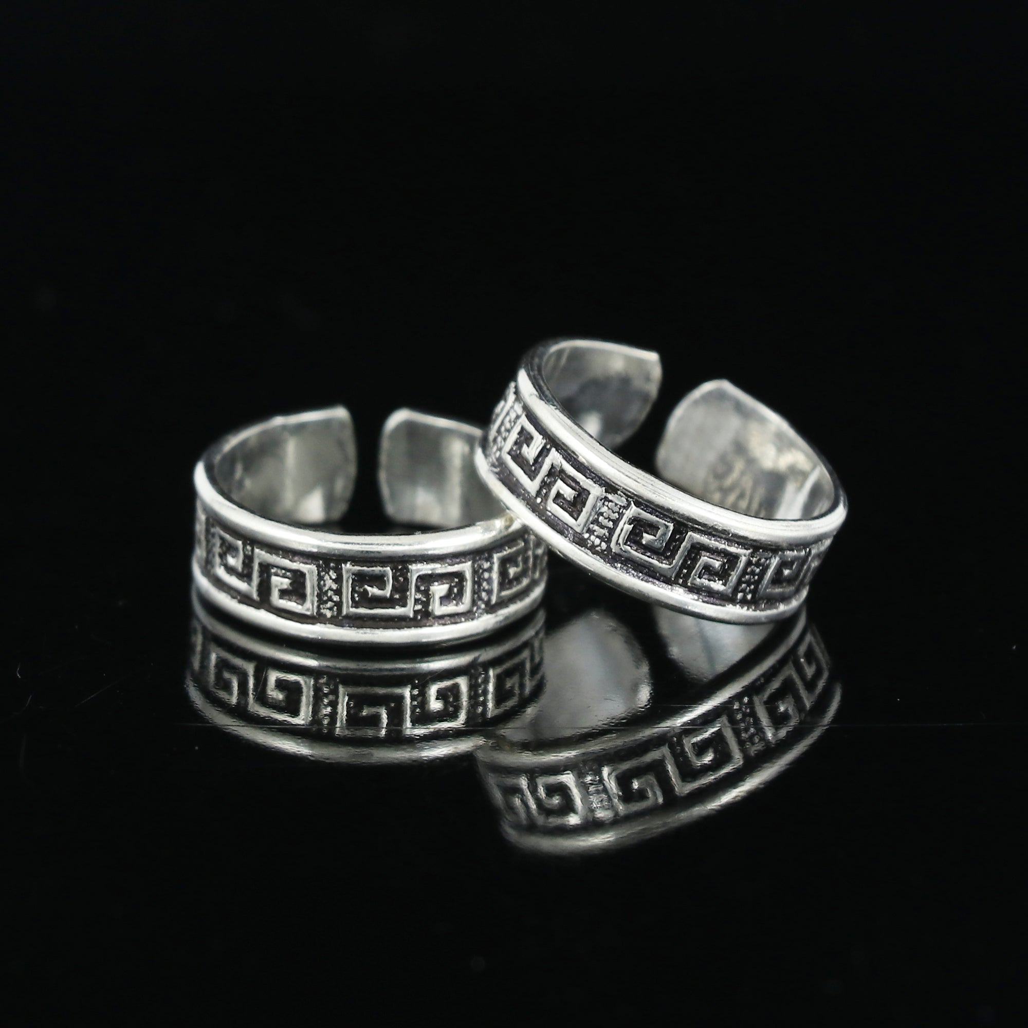 Silver Oxidised Mystic Toering