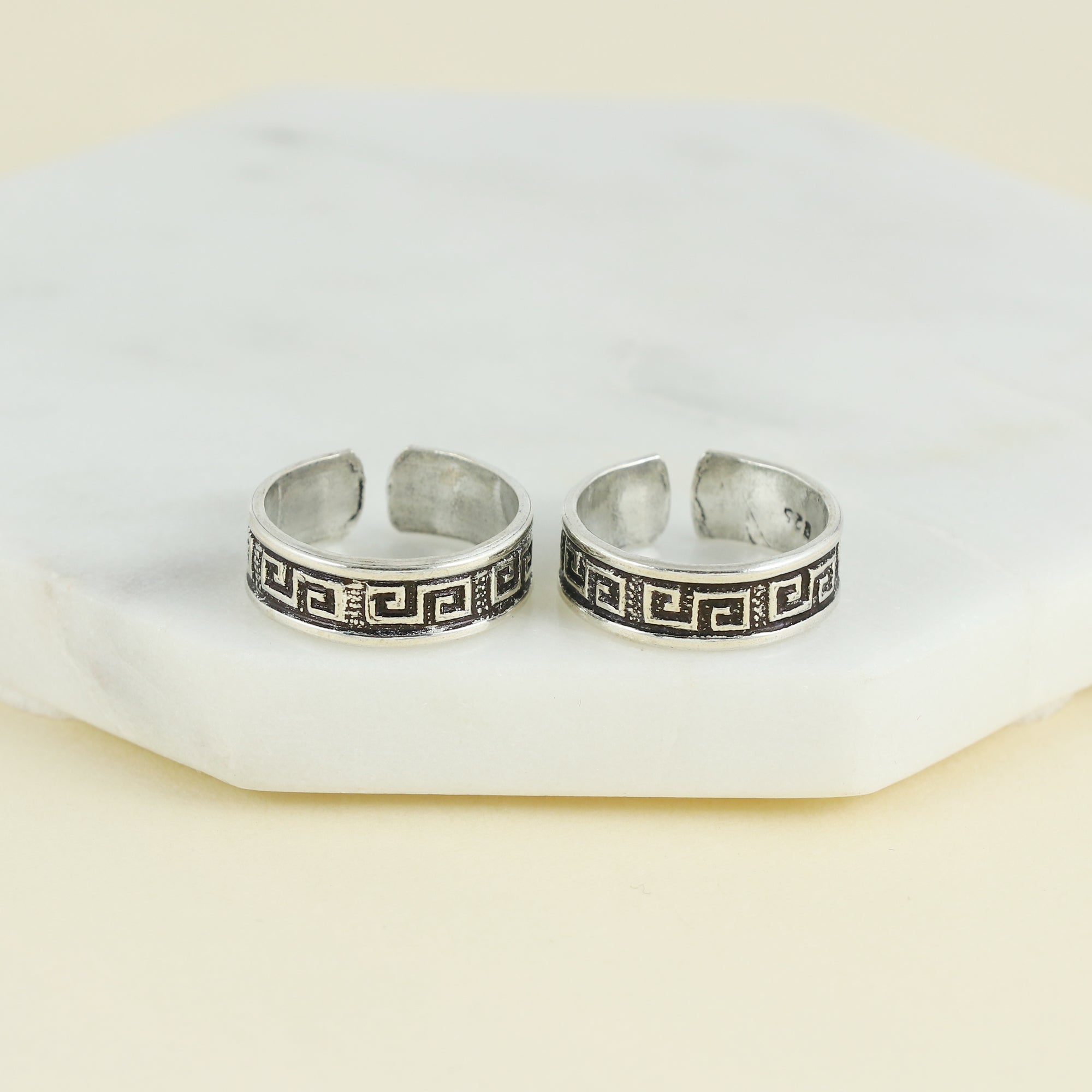 Silver Oxidised Mystic Toering