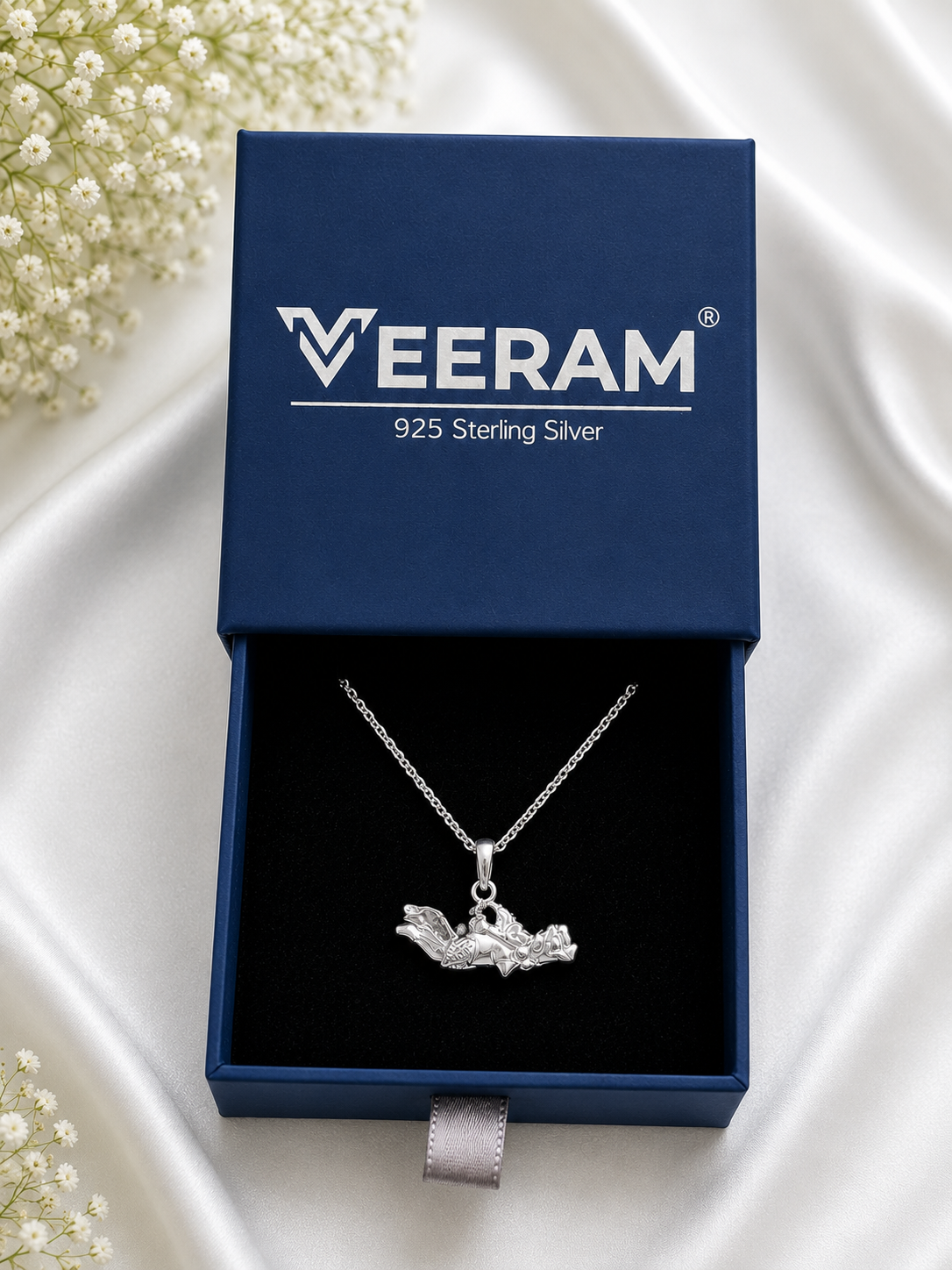 Divine Hanuman Ji Silver Pendant