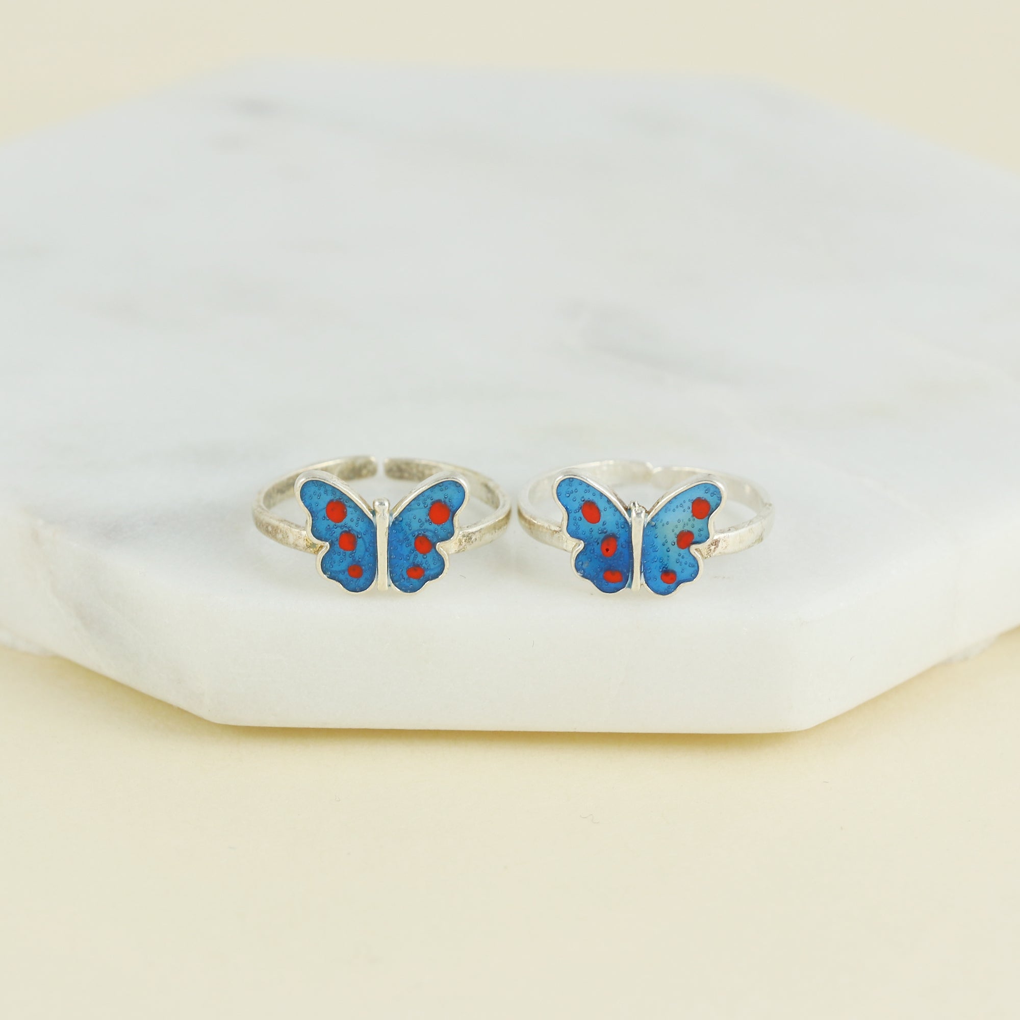 Silver Butterfly Toering