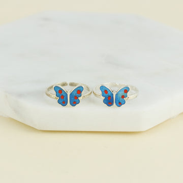 Silver Butterfly Toering