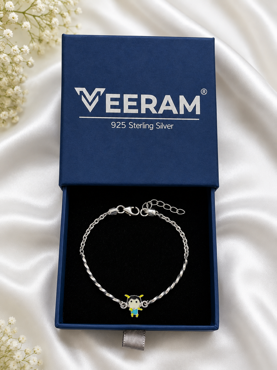 Silver Baby's Glow Bracelet